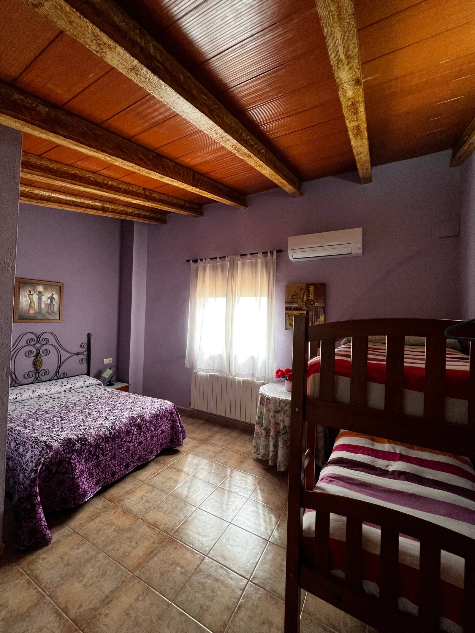 Dormitorio cuádruple de Casa Marcela