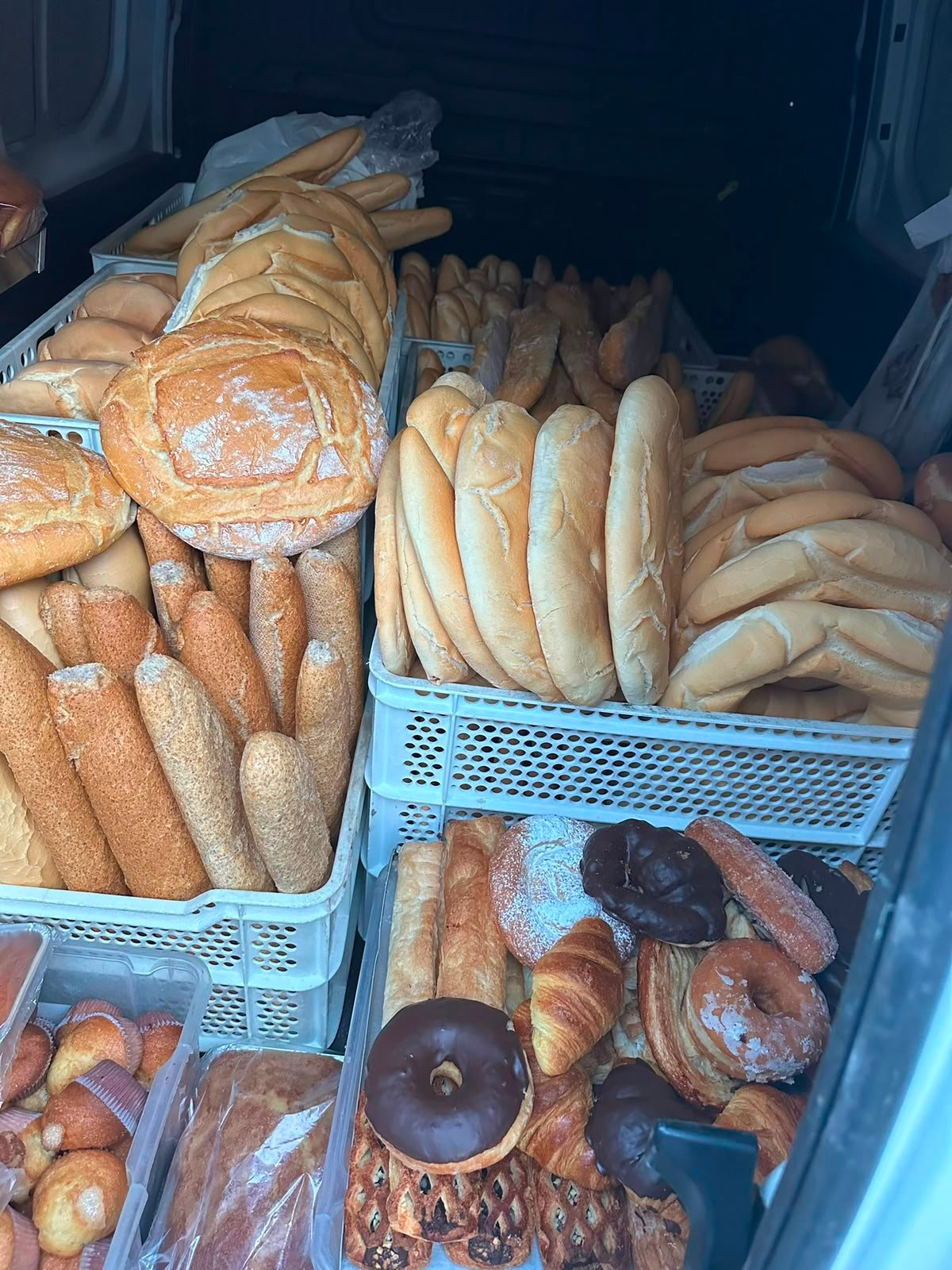 Pan y productos recién elaborados